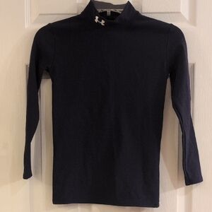 Under Armour Kids Navy LG  Long Sleeve CompressionTee.  Very Good Condition